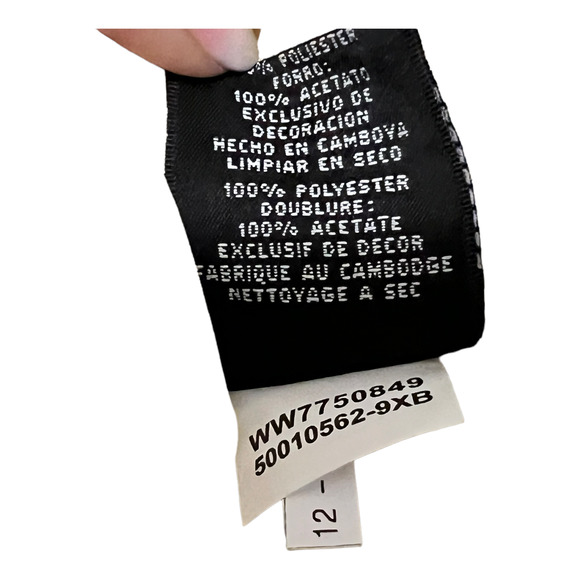 Nine West Women's Jacket and Skirt Suit black and cream NWT size Medium - Picture 9 of 13